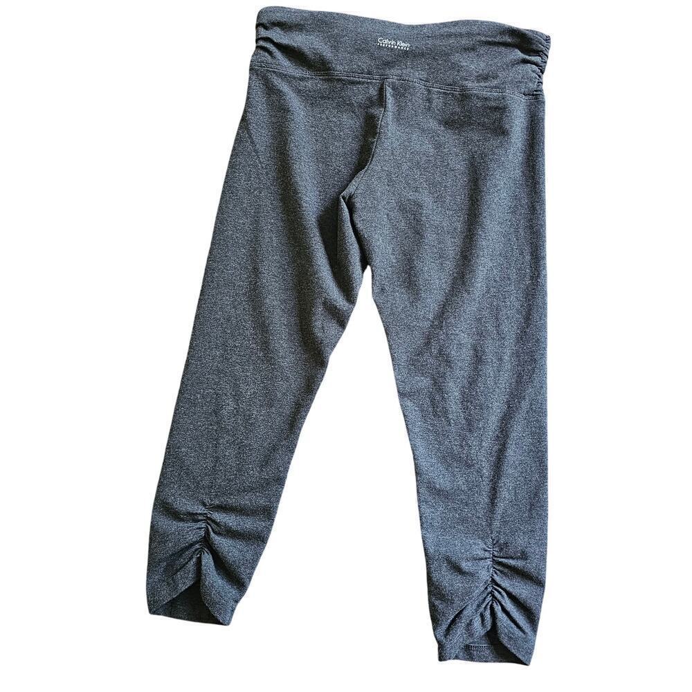Calvin Klein Performance Women's Gray High Rise Capri Leggings Size Medium